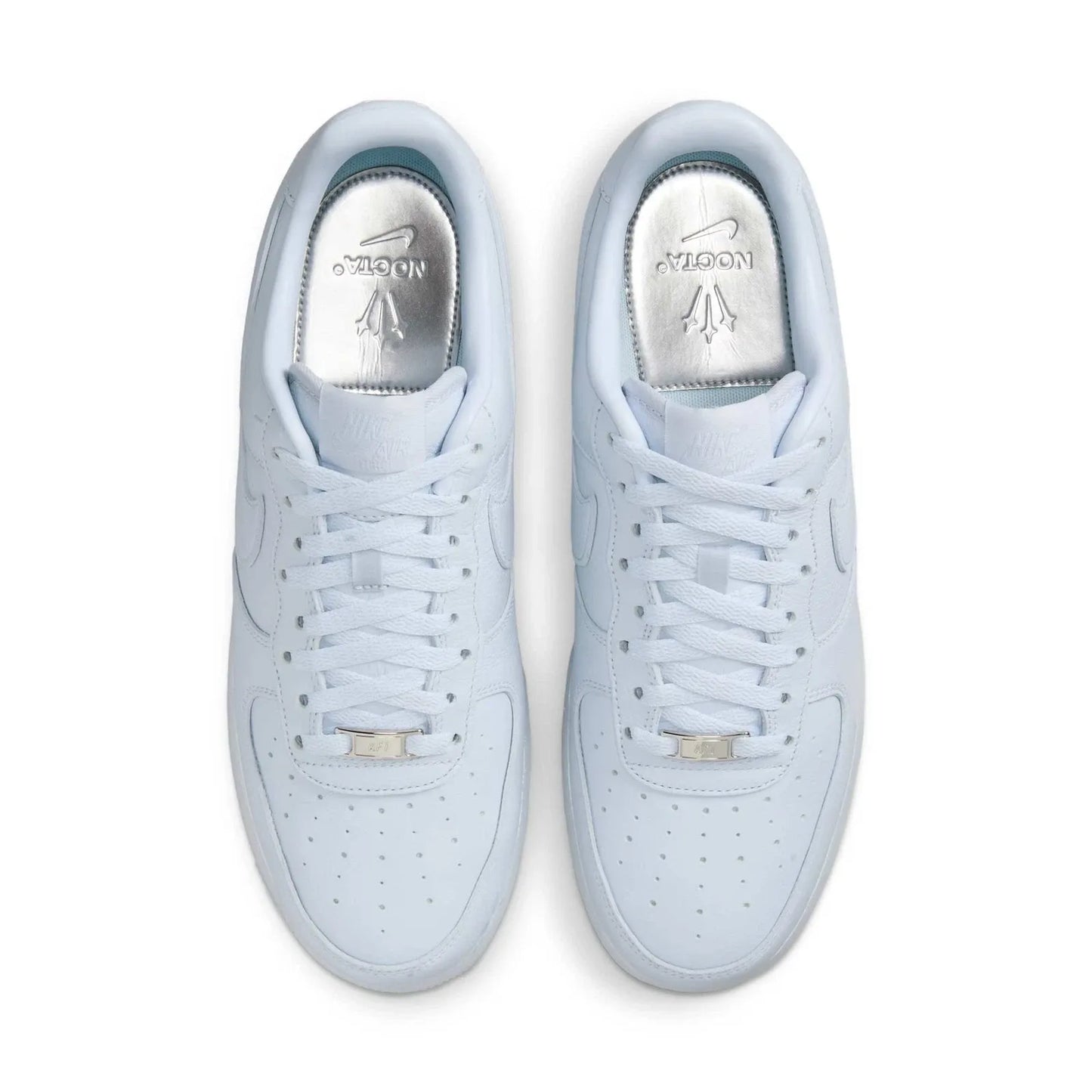 Tênis Nike Roxo Air Force 1 Low x Drake Nocta Palest Purple Par Visto por Cima