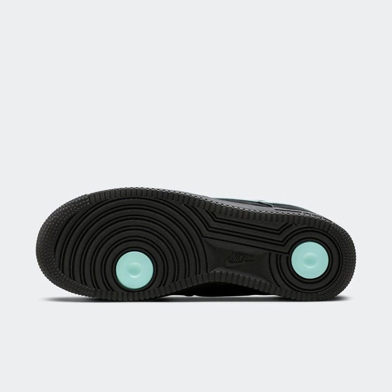 Nike Air Force 1 Low Tiffany Parte do Solado Preto com Azul