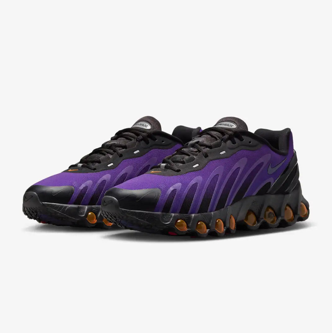 Tênis Roxo com Preto Nike Air Max Dn8 Fierce Purple Par Visto de Frente