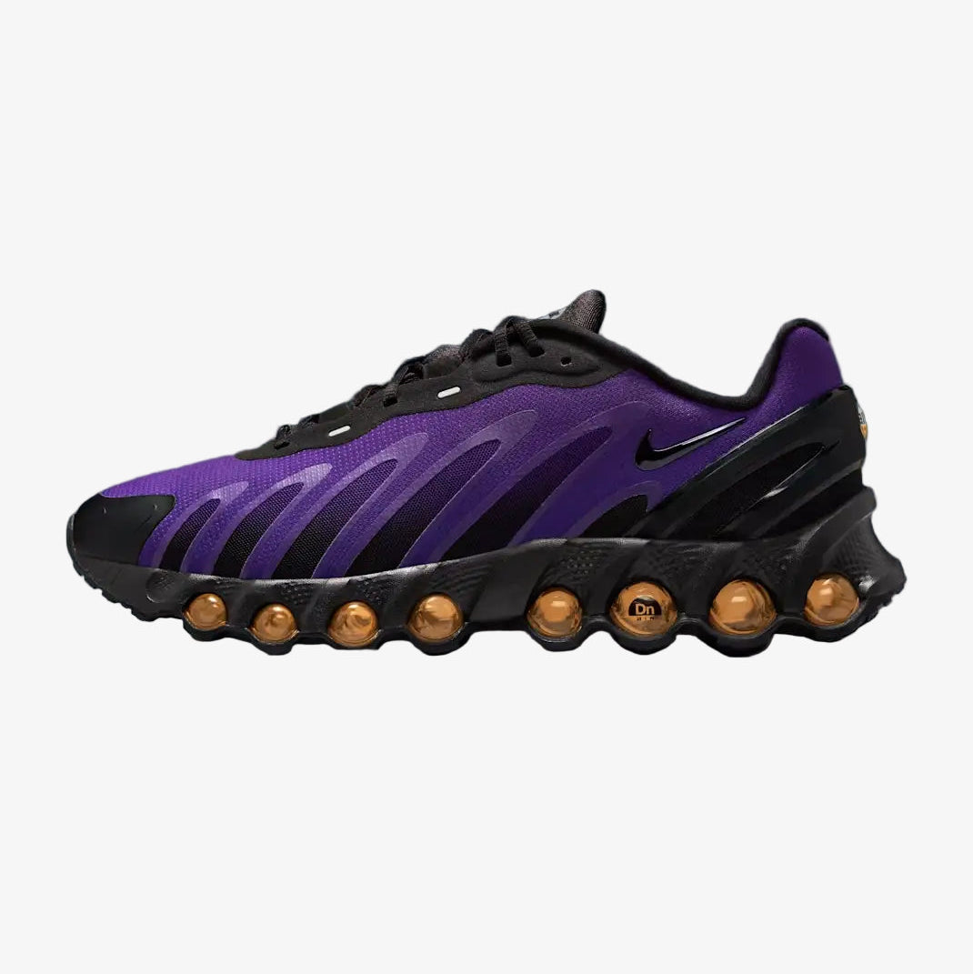 Tênis Roxo com Preto Nike Air Max Dn8 Fierce Purple Parte Lateral Esquerda