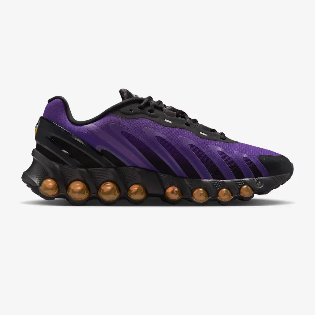 Tênis Roxo com Preto Nike Air Max Dn8 Fierce Purple Parte Lateral Interna