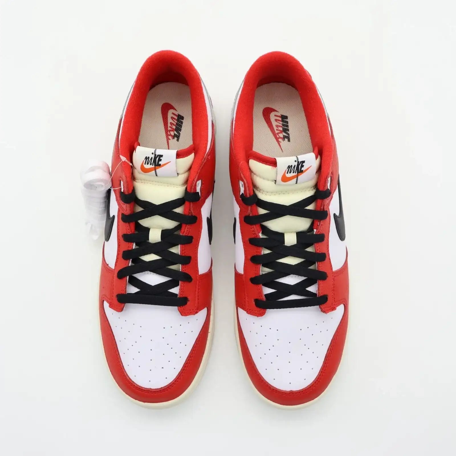 Tênis Vermelho Nike Dunk Low Chicago Split Hombre Visto Por Cima