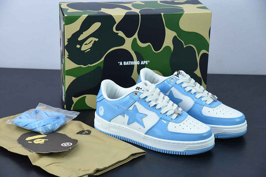 A Bathing Ape Bape Sta Low Blue White