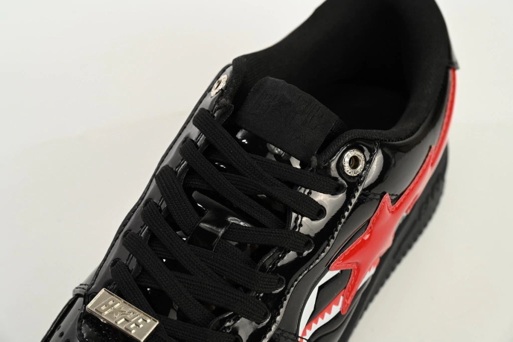 A Bathing Ape Bape Sta Low Black Shark