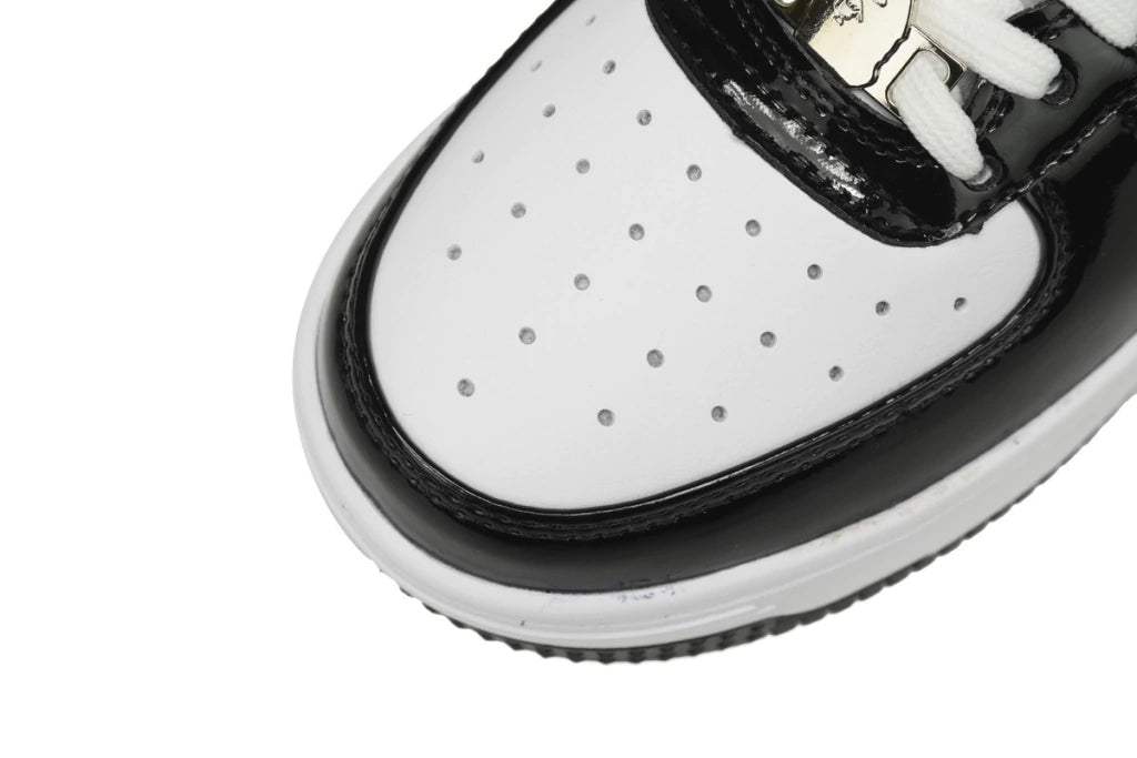 A Bathing Ape Bape Sta Low Black White