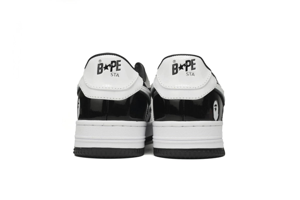 A Bathing Ape Bape Sta Low Black White