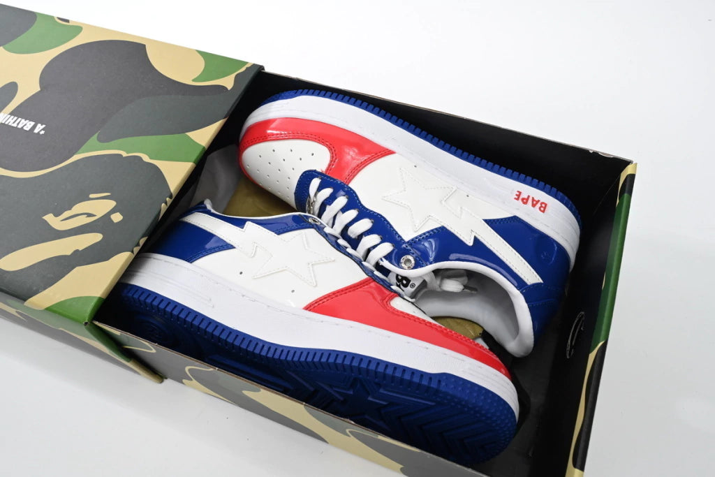 A Bathing Ape Bape Sta Low Black Yellow Green White Red Orchi