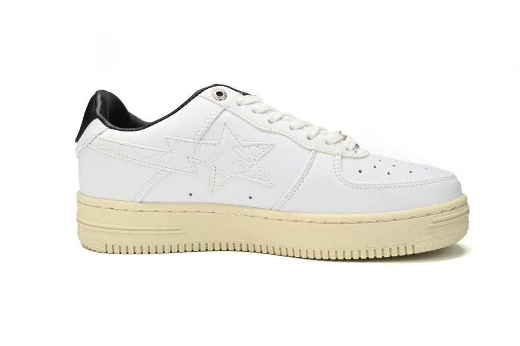 A Bathing Ape Bape Sta Low White And Black Rice