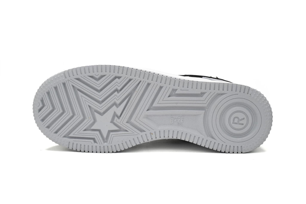 A Bathing Ape Bape Sta Low White Grey Black