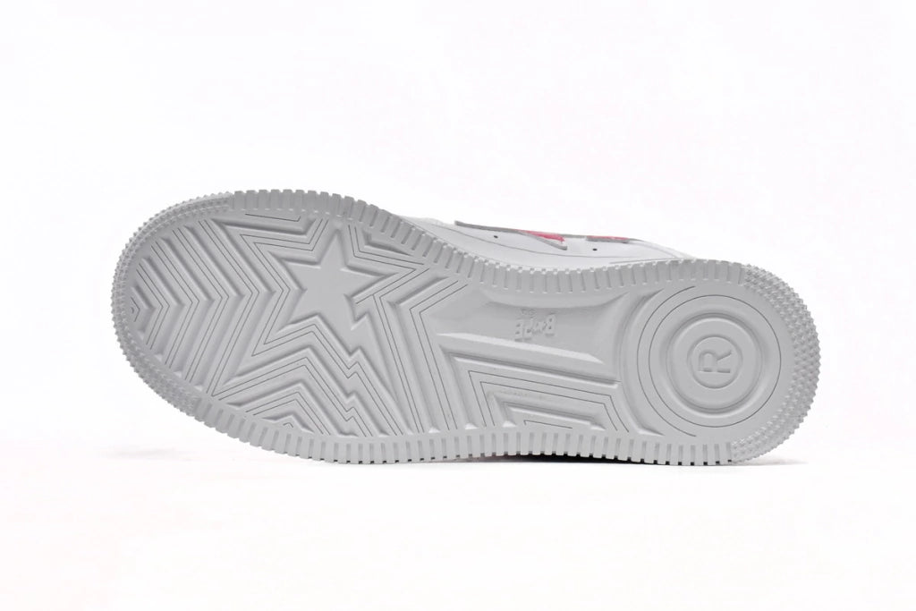 A Bathing Ape Bape Sta Low White Red Camouflage