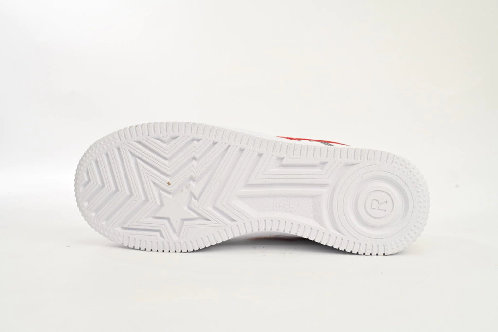 A Bathing Ape Bape Sta Low White Shark