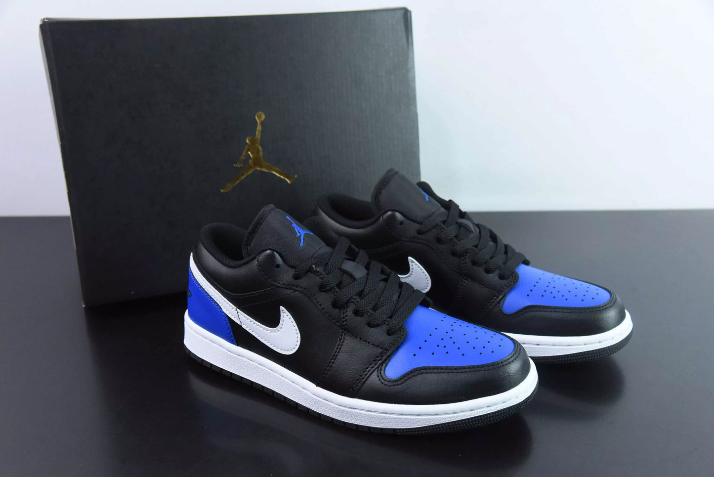 Air Jordan 1 Low "Black Royal Toe"