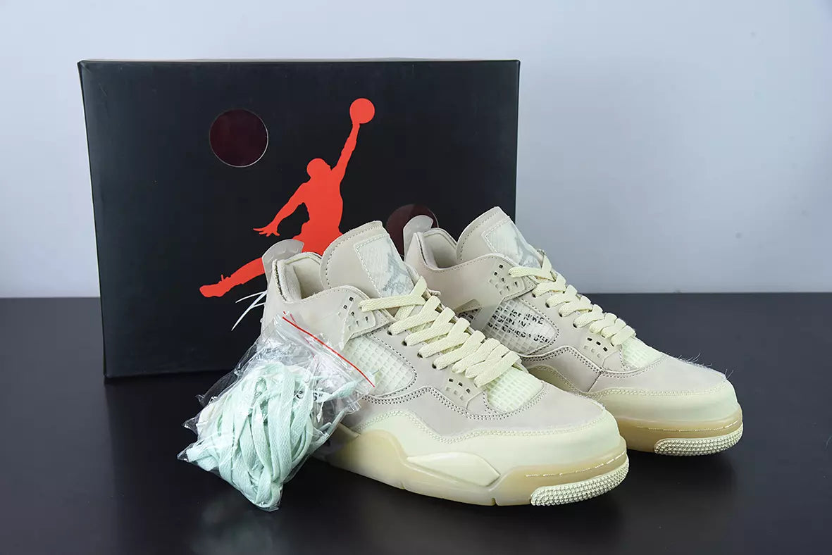 Jordan 4 Retro Off-White Sail