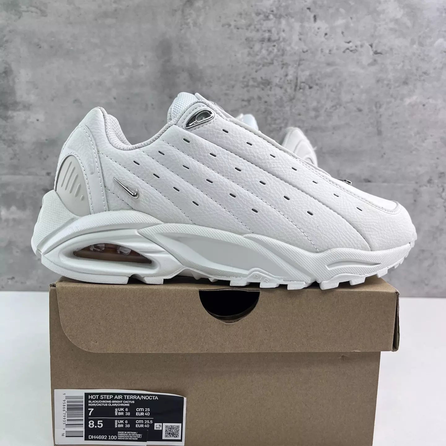 NOCTA x Nike Hot Step Air Terra "Triple White"