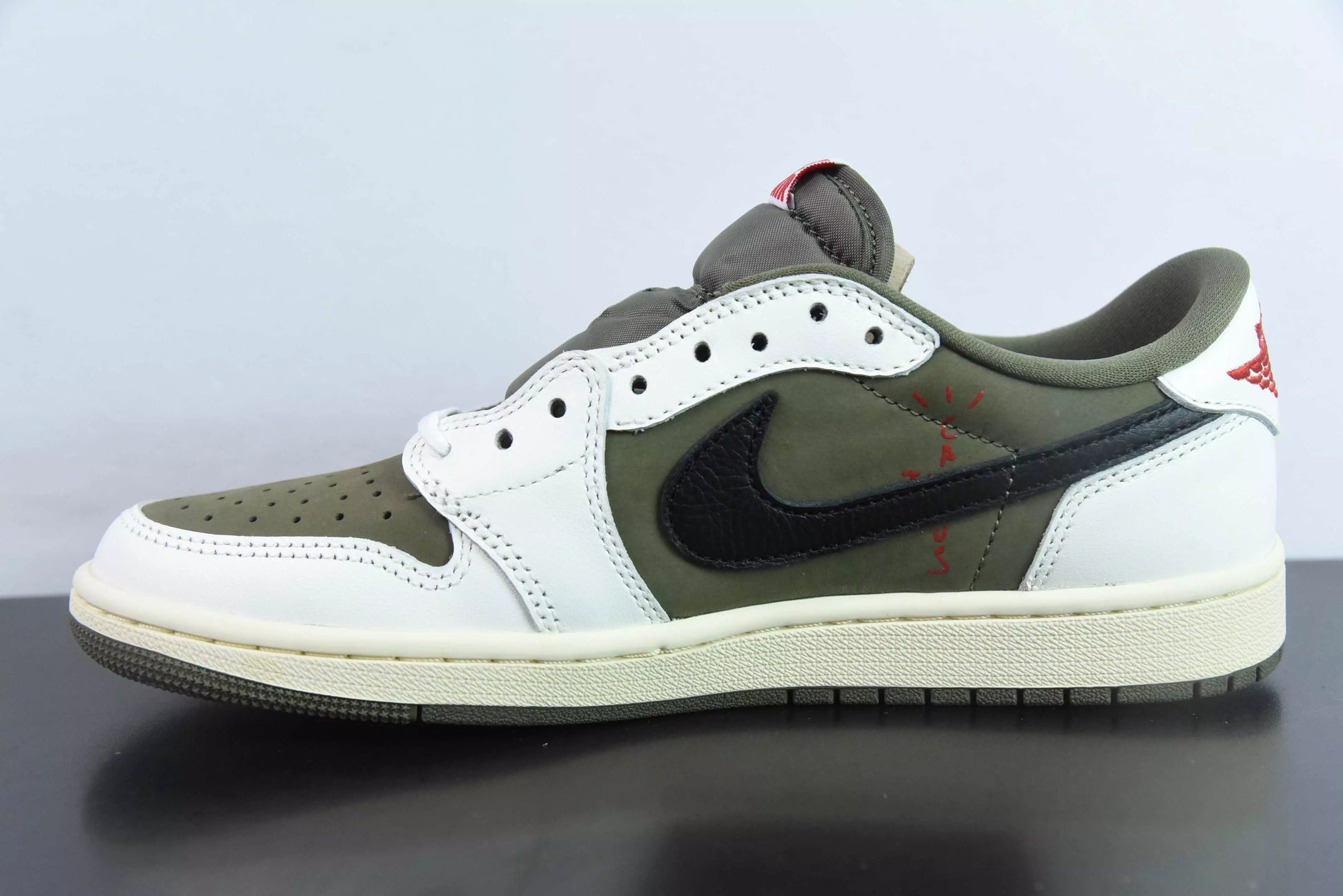 Jordan 1 Low OG x Travis Scott Olive