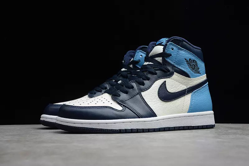 Jordan 1 Retro High Obsidian UNC