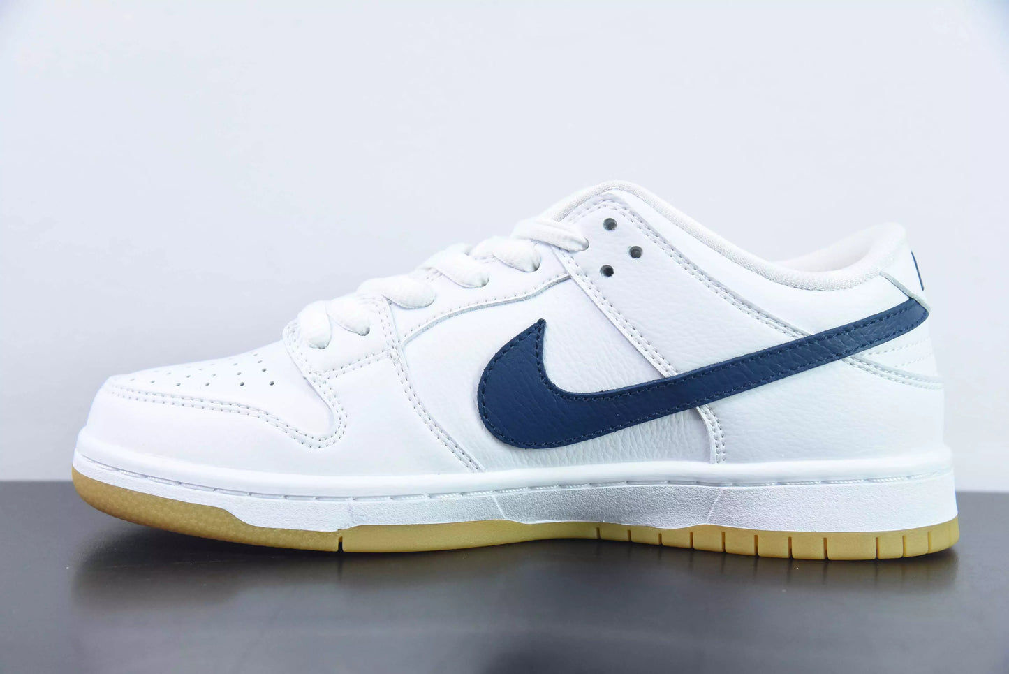 Dunk Low Pro ISO Orange Label White Navy