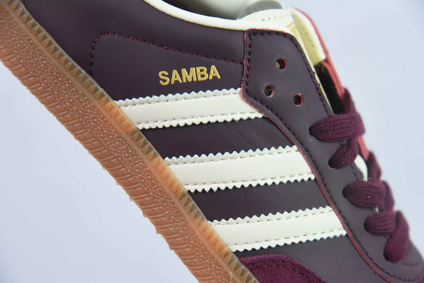 Samba OG Maroon Gold Metalic