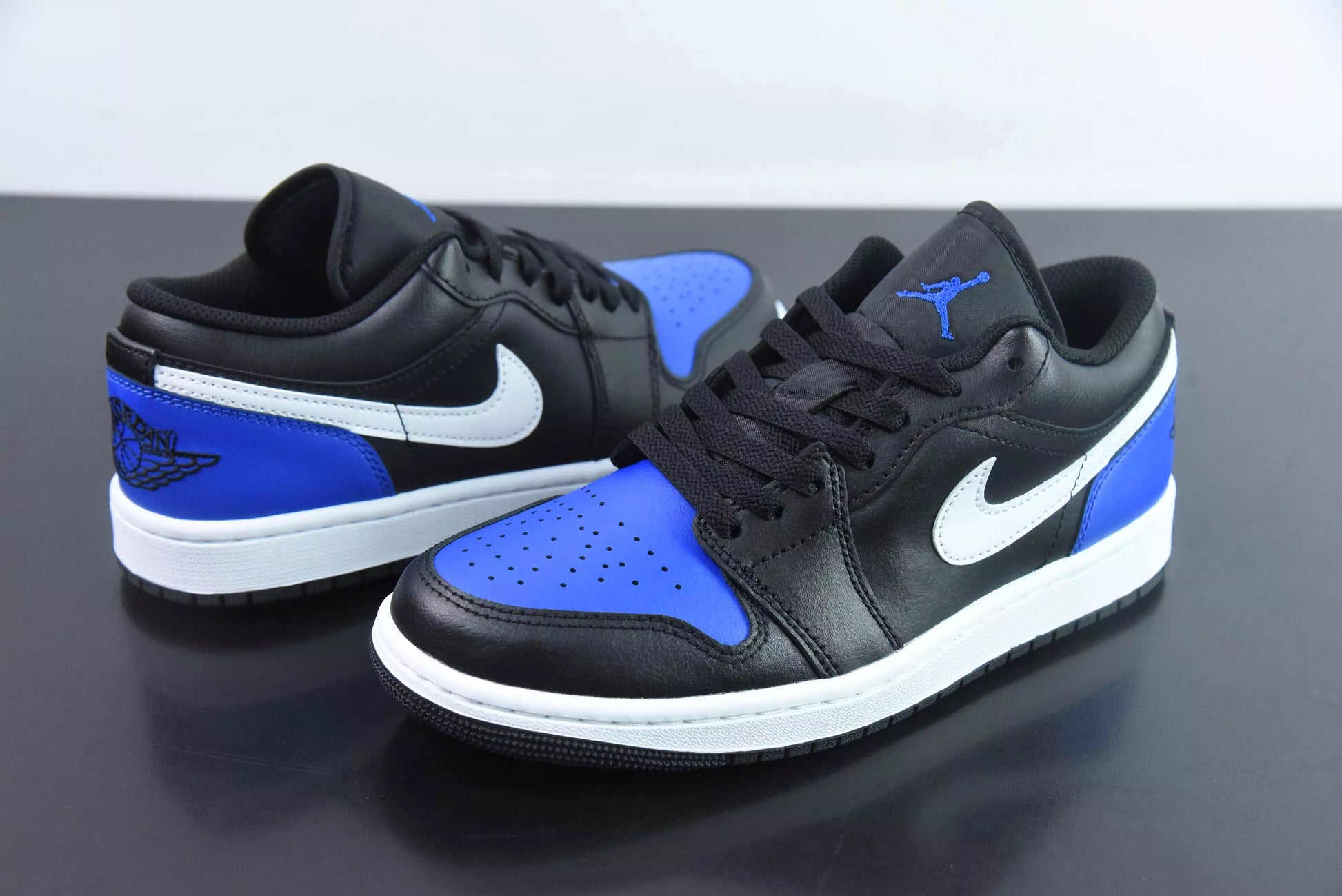 Air Jordan 1 Low "Black Royal Toe"