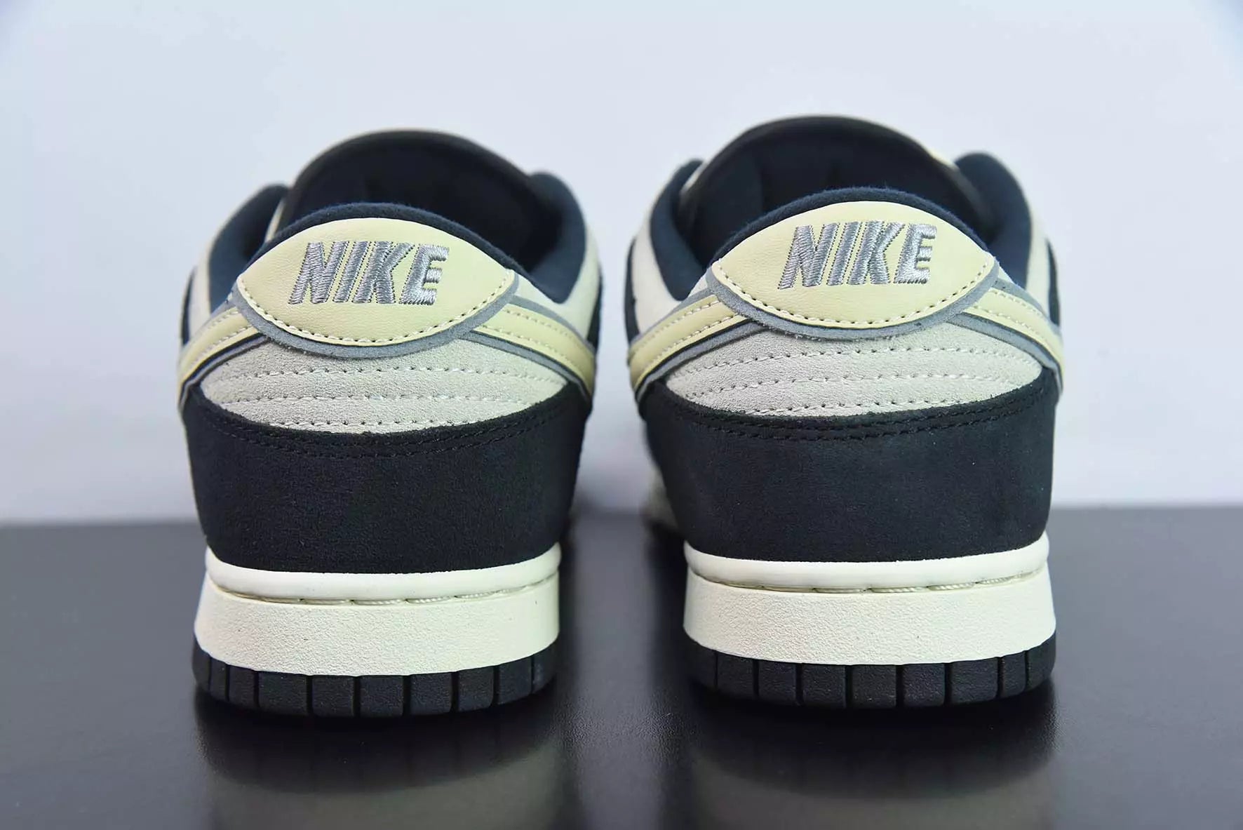 Nike Dunk Low LX Black Suede Team Gold