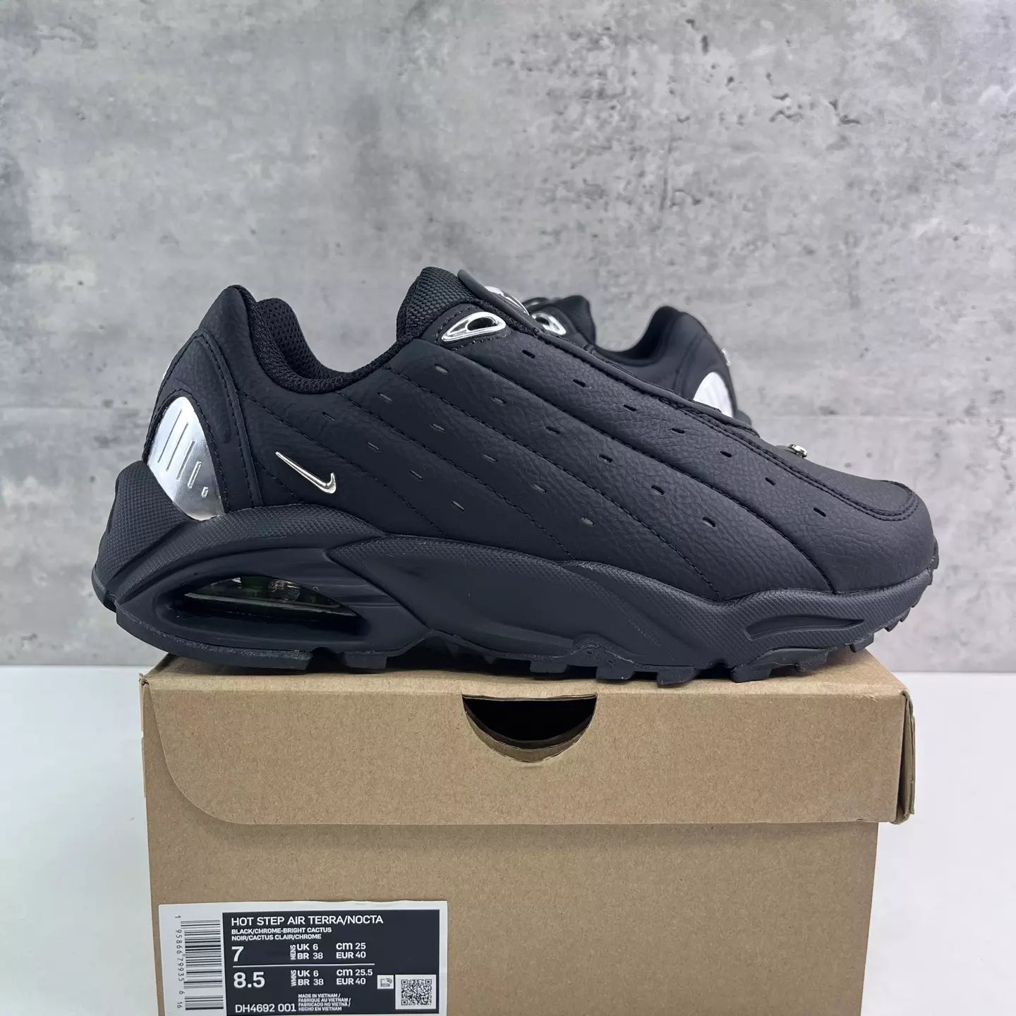 NOCTA x Nike Hot Step Air Terra "Triple Black"