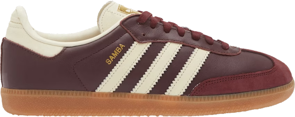 Samba OG Maroon Gold Metalic