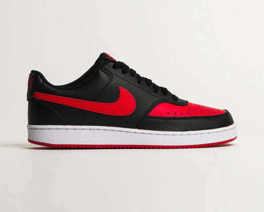 Court Vision Low Black White University Red