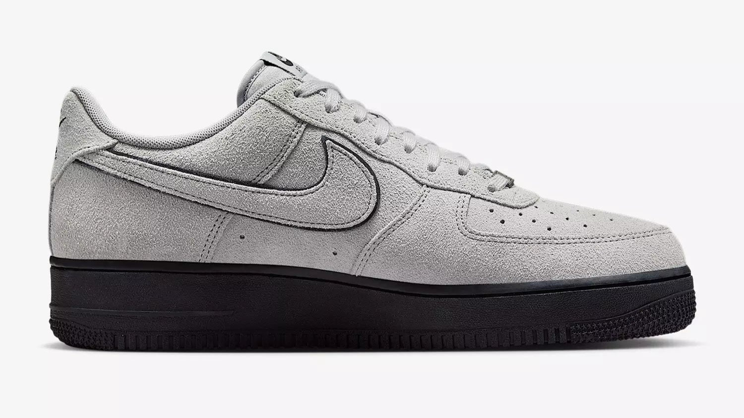 Tênis Cinza Chumbo Nike Air Force 1  LV8 Smoke Grey Suede Capa do Produto