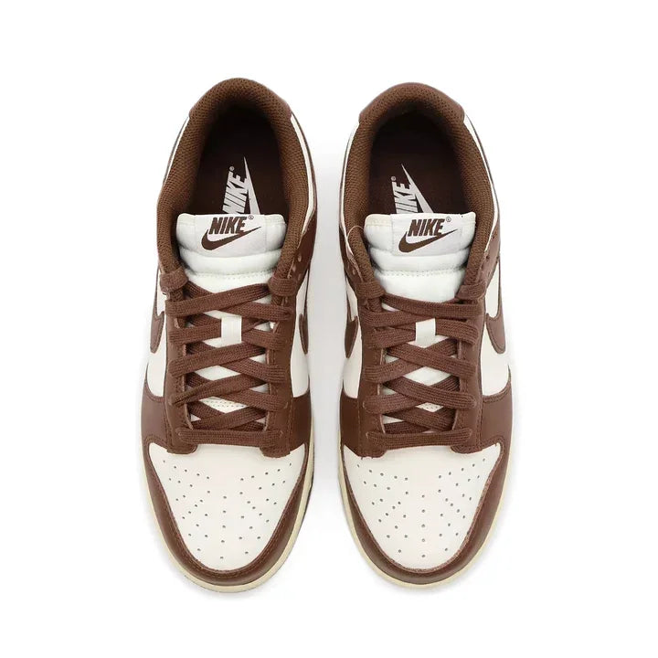 Tenis Nike Dunk Low Cacao Wow Marrom Por Cima