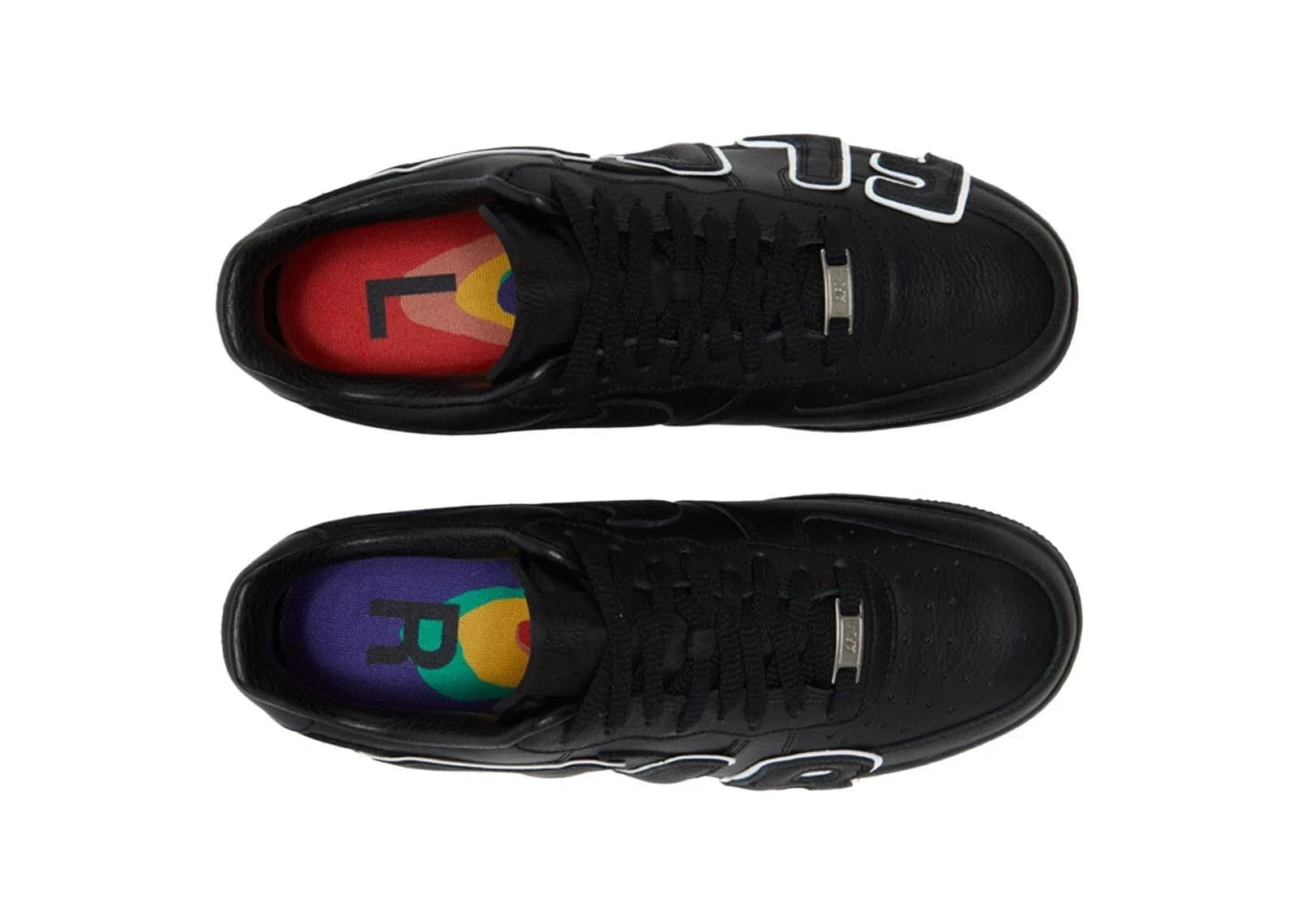 Tênis Air Force 1 CPFM Preto Visto Por Cima