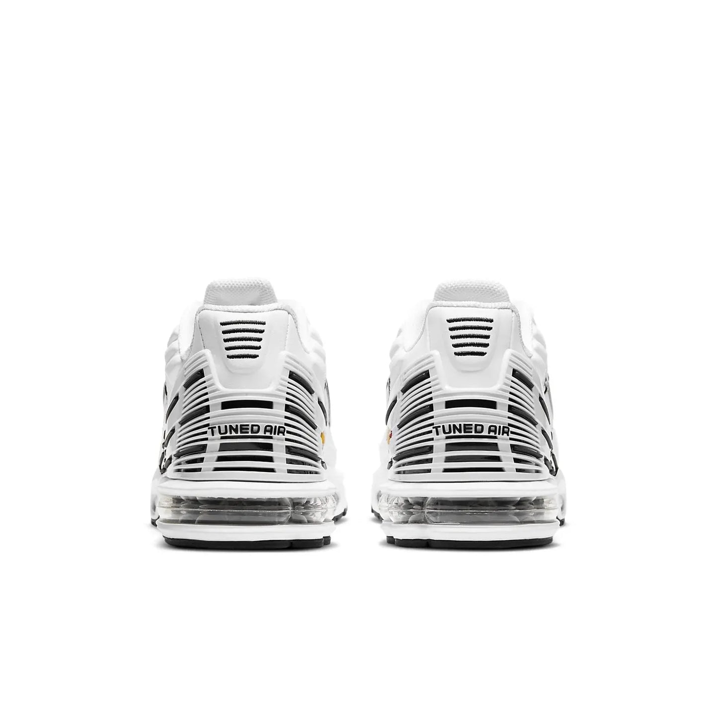 Air Max Plus 3 Black White Parte Traseira