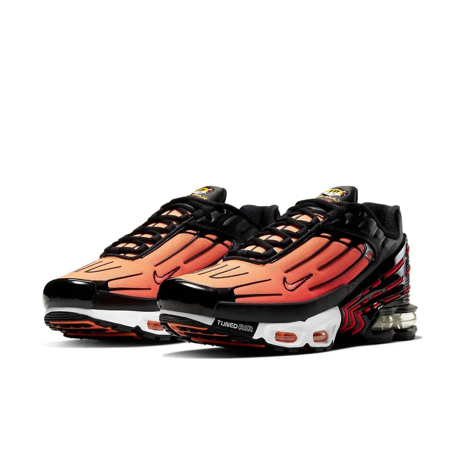 Air Max Plus 3 Tiger Orange Black Par Visto de Frente