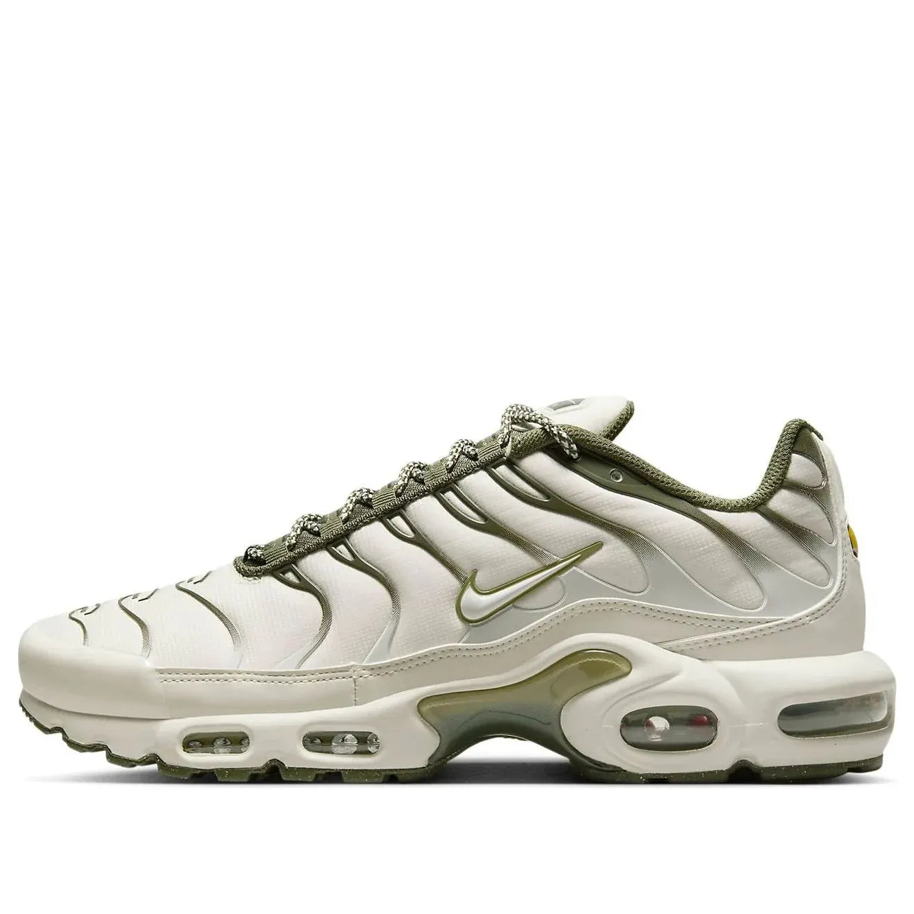 Air Max TN Plus Bone Olive Parte Lateral Esquerda