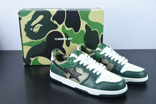 A Bathing Ape SK8 STA Green