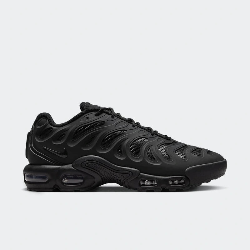 Nike Air Max Plus Drift Triple Black Parte Lateral Direita
