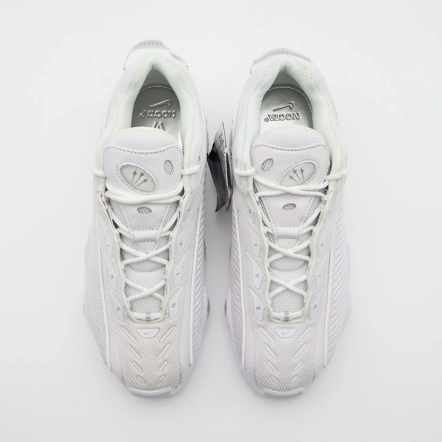 Nike x Nocta Glide Branco Par Visto por Cima