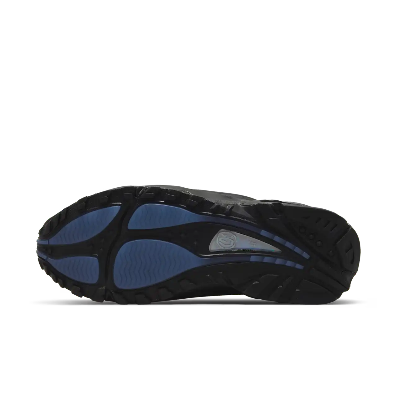 Nike x Nocta Hot Step Air Terra Triple Black Parte do Solado azul