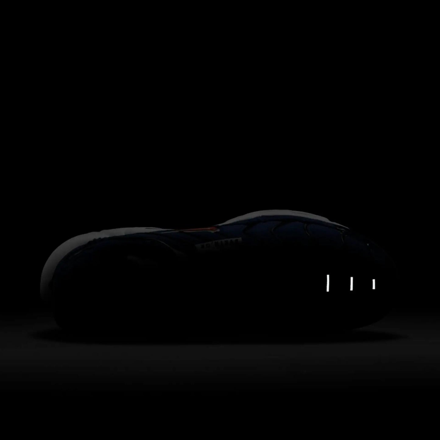 Tênis Azul Masculino Air Max TN Plus Running Club Parte Frontal Brilhando no Escuro