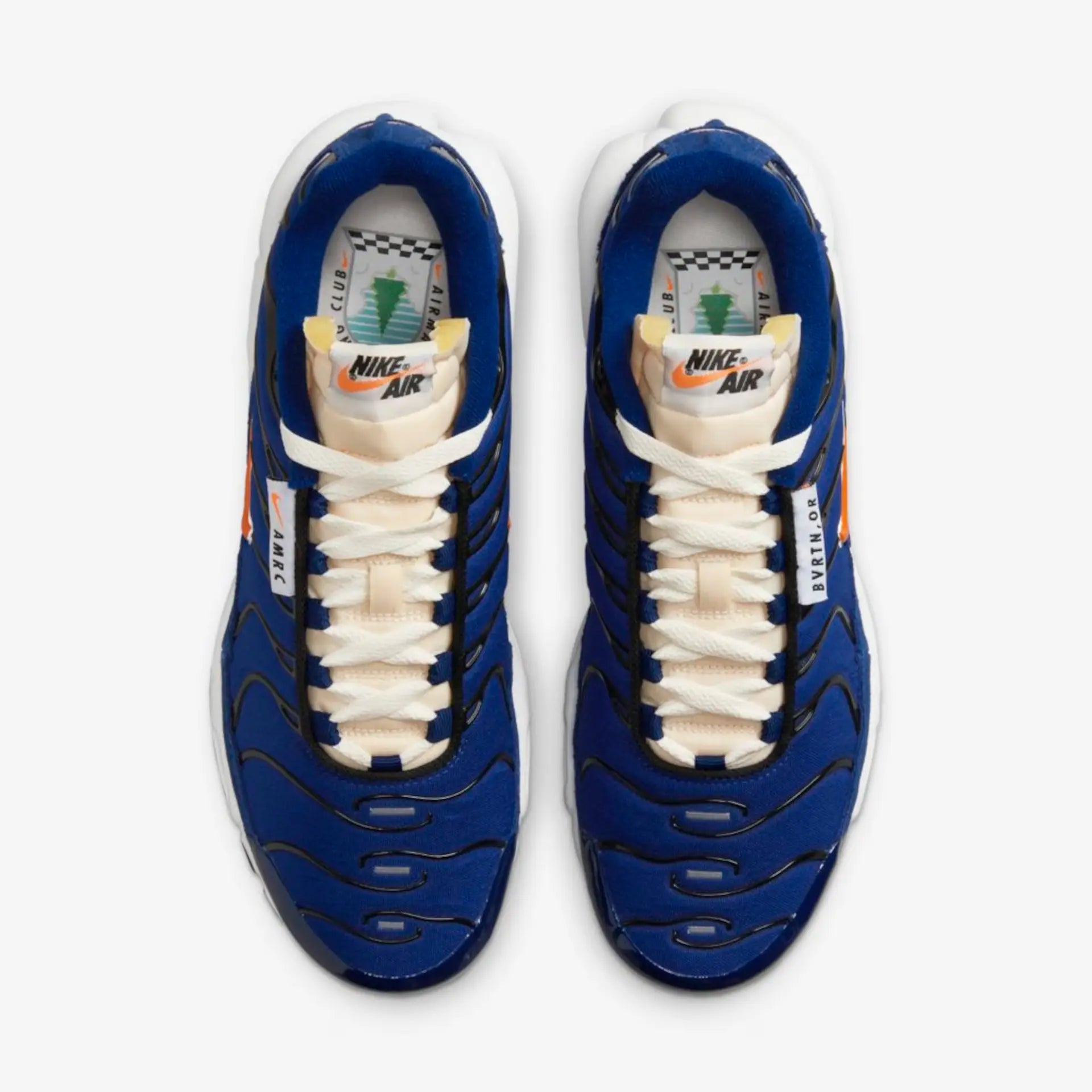 Tênis Azul Masculino Air Max TN Plus Running Club Visto por Cima