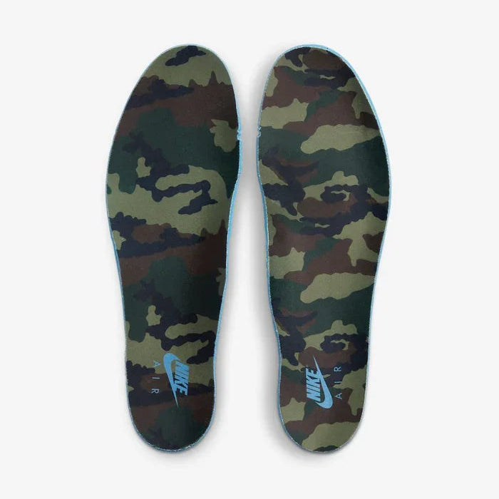 Tênis Preto com Azul Nike Air Max 95 Aegean Storm Palmilha Camuflada