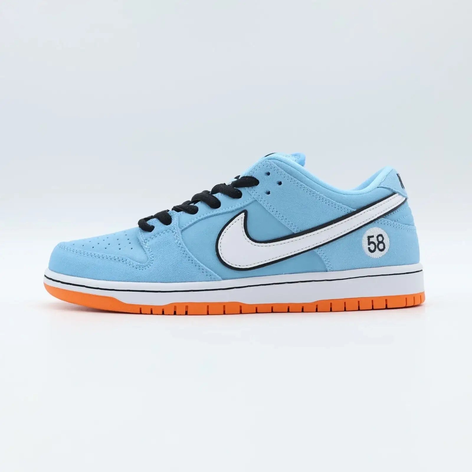 Tênis Azul Nike Dunk Low Club 58 Gulf Vistov Pelo Lado Esquerdo