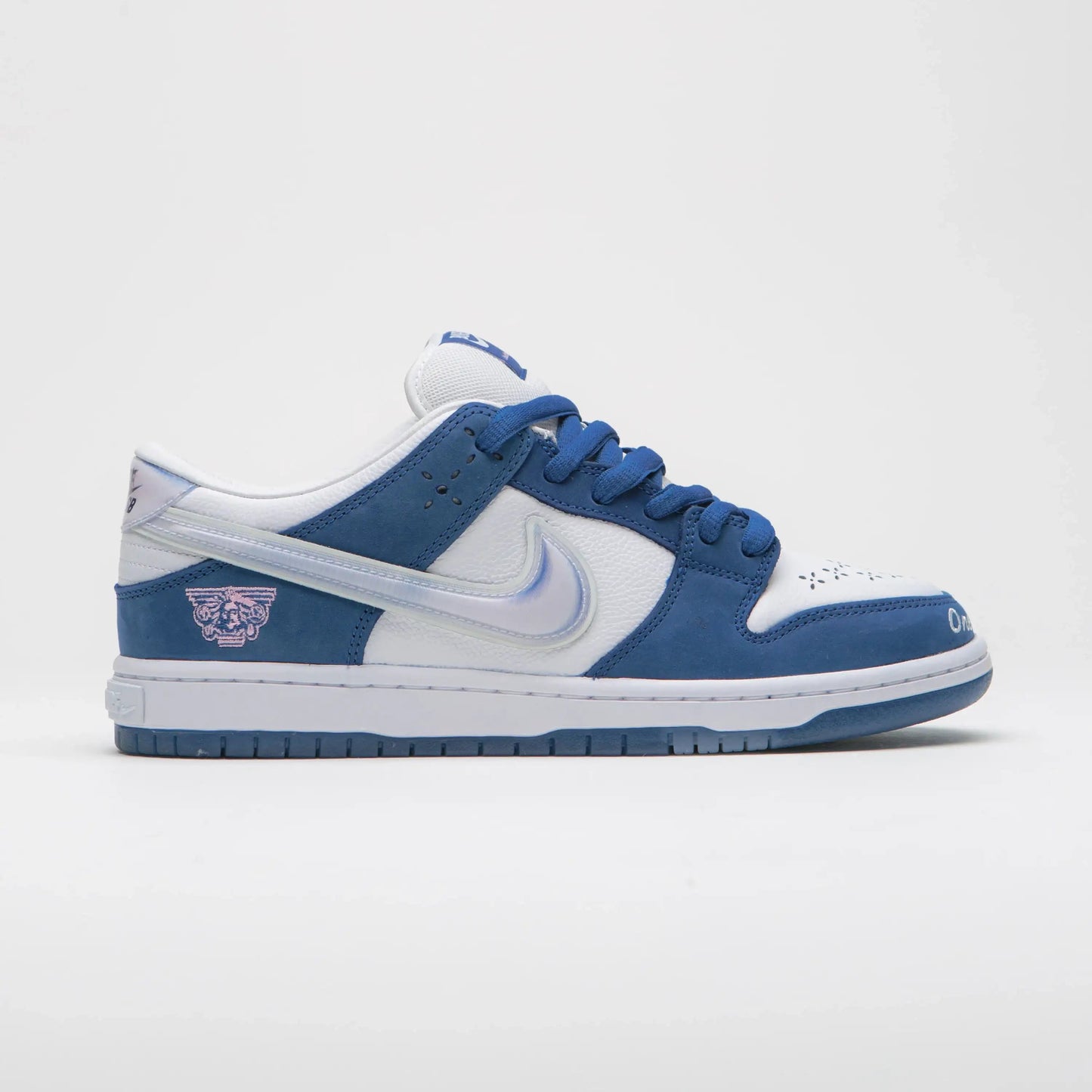 Tênis Nike Azul Dunk Low Born x Raised Block At a Time Parte Direita 