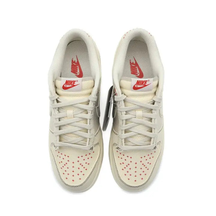 Tênis Nike Bege Dunk Sashiko Visto Por Cima