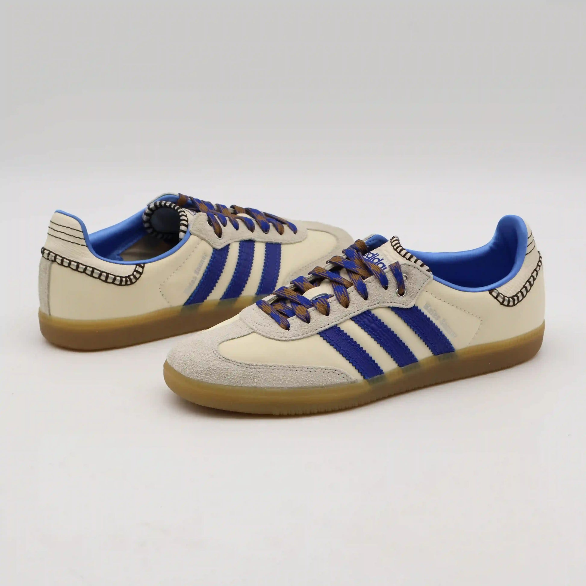 Adidas Samba x Wales Bonner Wonder Clay Royal Blue Par Visto de Lado