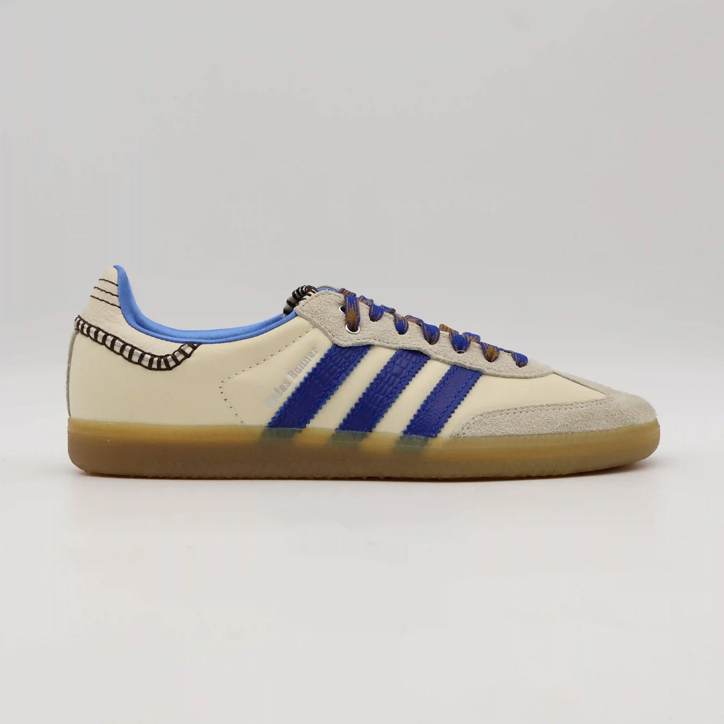 Adidas Samba x Wales Bonner Wonder Clay Royal Blue Parte Lateral Direita