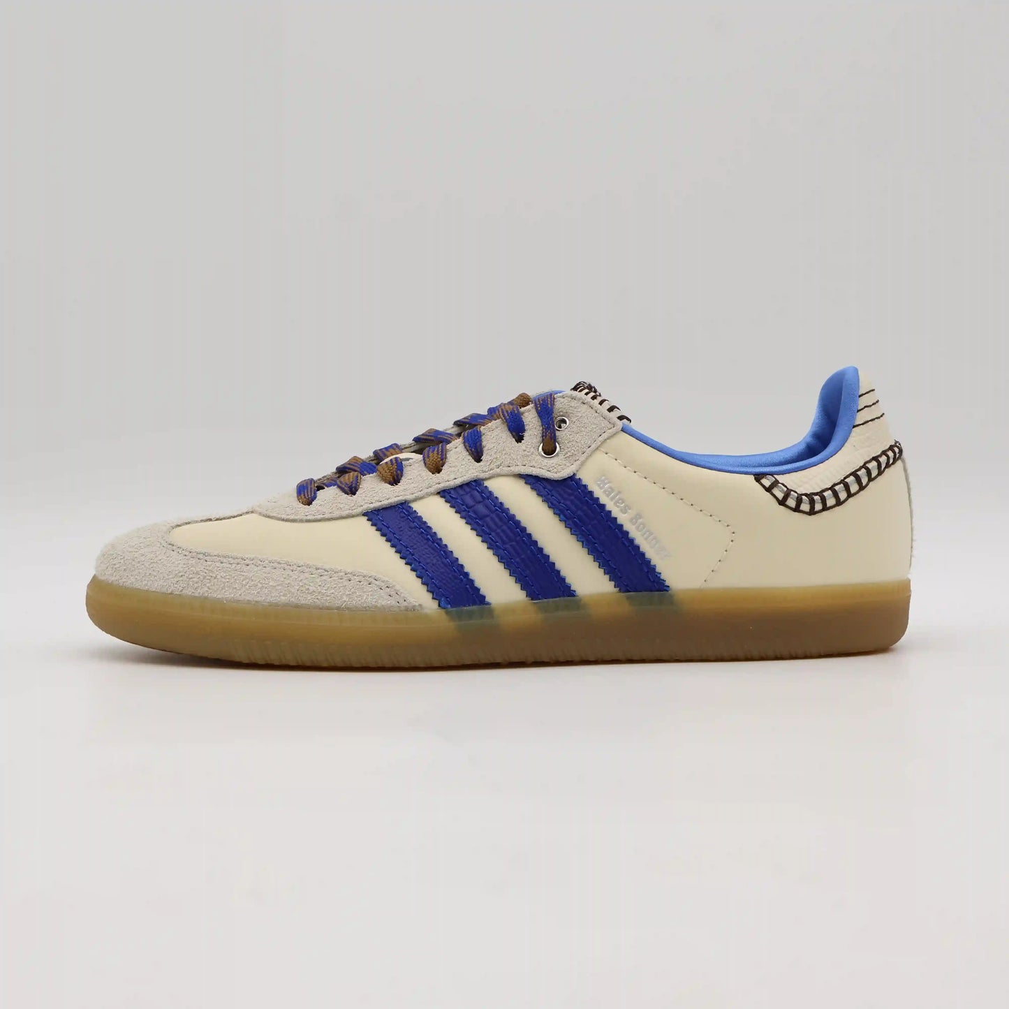 Adidas Samba x Wales Bonner Wonder Clay Royal Blue Parte Lateral Esquerda