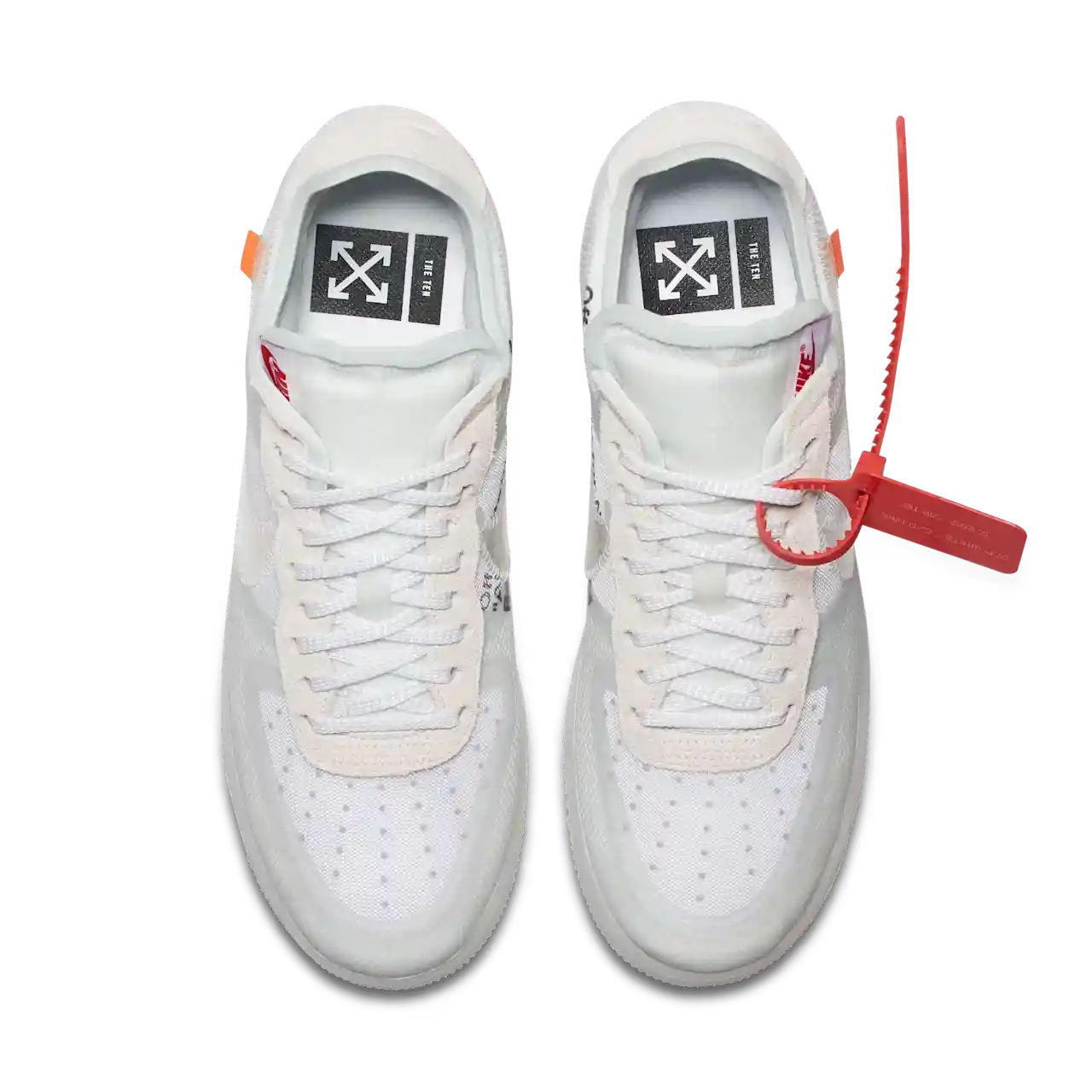Nike Air Force 1 Low Off White The Ten Parte por Cima