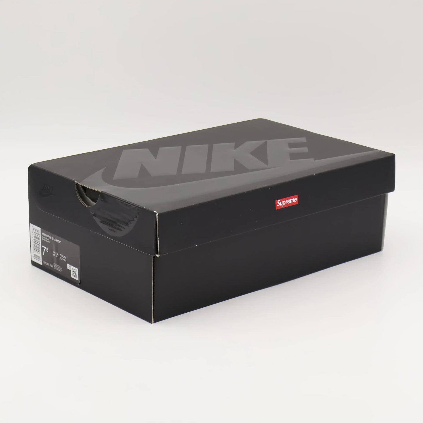 Tênis Branco Nike Air Force 1 Supreme White Caixa Preta da Nike