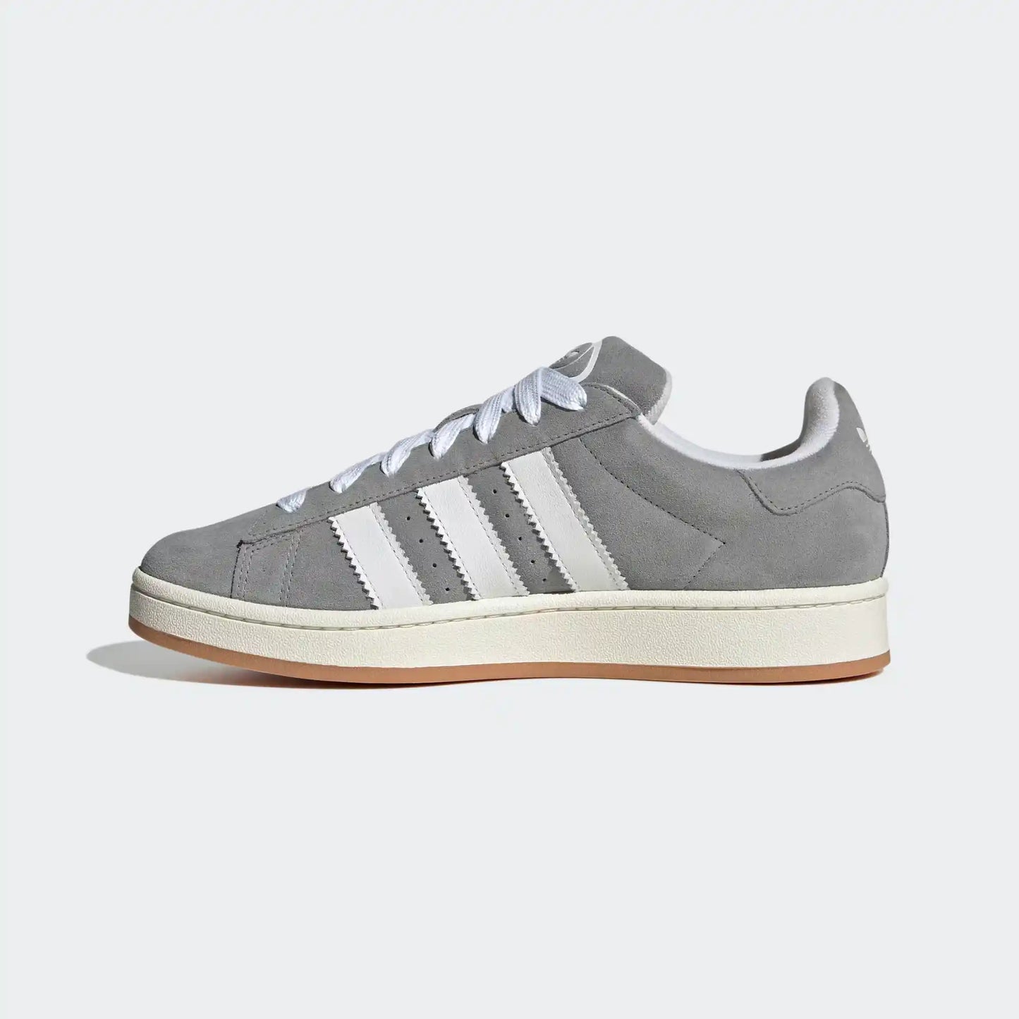 Tênis Cinza Adidas Campus -00s Grey Parte Lateral Esquerda