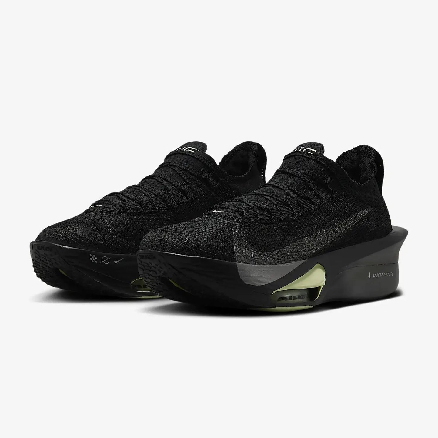 Tênis de Corrida Nike Air Zoom Alphafly 3 Black Olive Par Visto de Frente